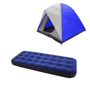   Person Dome Tent with Air Mattress(single) Set