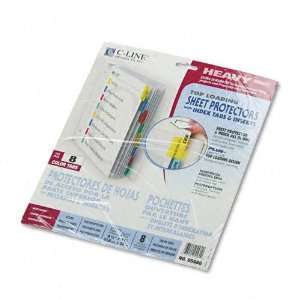  C Line Products   C Line   Sheet Protectors w/8 Colored Index 
