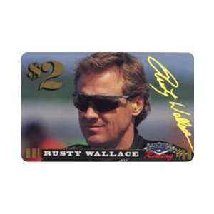  Phone Card Assets Racing 1995 $2. Rusty Wallace (Signed) SPECIMEN