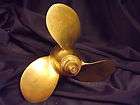   Brass Motor Boat Speed Fishing Power Sailboat Prop Outboard Bronze