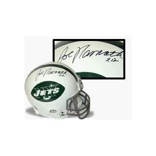 Joe Namath Hand Signed Jets Helmet