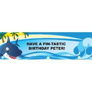 Sharks Personalized Banner Large 30 x 100 Health 