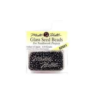  Mill Hill Glass Seed Bead 11/0 Gunmetal (Pack of 3)