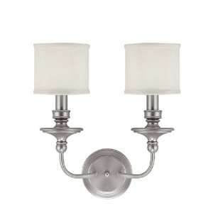  Capital Lighting 1232MN 451 Midtown 2 Light Sconce, Matte 