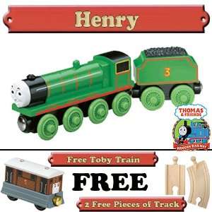  Henry from Thomas The Tank Engine Wooden Train Set   Free 