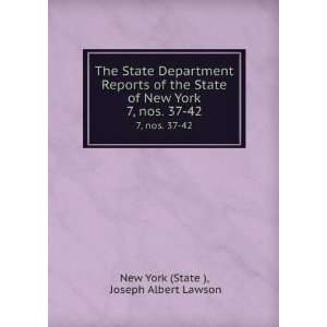   Reports of the State of New York. 7, nos. 37 42 Joseph Albert Lawson