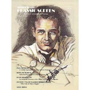  Newman Autographed American Classic Screen Magazine