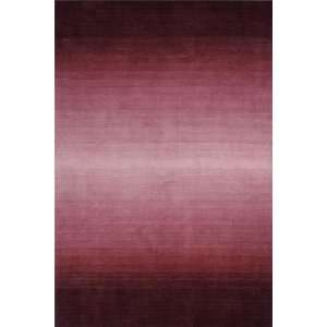  Metro Collection Plum Hand Loomed Wool Area Rug 3.30 x 5 