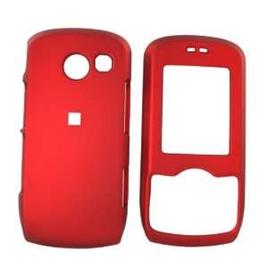  For LG Lyric MT375 Rubberized Hard Plastic Case Red 