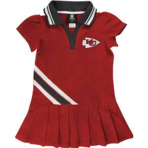  Kansas City Chiefs Toddler Pleated Polo Dress Baby
