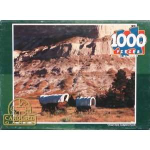  Carousel Games 1000 Pieces Jigsaw Puzzle   Wagons 
