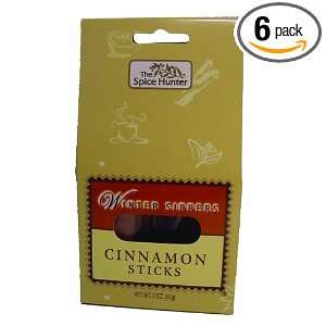 The Spice Hunter Winter Sippers Cinnamon Sticks, 2 Ounce Boxes (Pack 