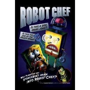   SquarePants, Robot Chef , 20 x 30 Framed Poster Print