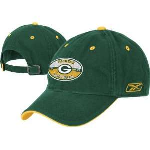  Green Bay Packers Oval Established Date Slouch Adjustable 