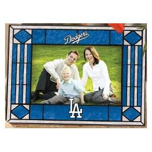  Los Angeles Dodgers Art Glass Horizontal Picture Frame 