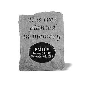  Tree Memorial Plaque   Improvements Patio, Lawn & Garden