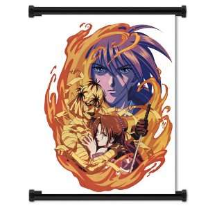  Rurouni Kenshin Anime Fabric Wall Scroll Poster (32x40 