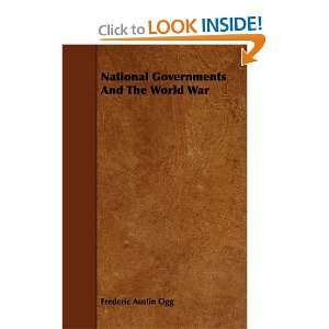  National Governments And The World War (9781444697452 