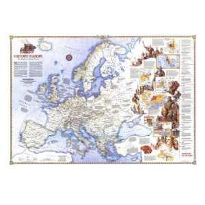  History Of Europe, The Major Turning Points Map 1983 