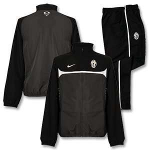    2010 Juventus Woven Warm Up Suit   Dark Grey