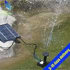 NEW SOLAR FOUNTAIN PUMP WATER POOL FEATURE POND GARDEN HOME KIT