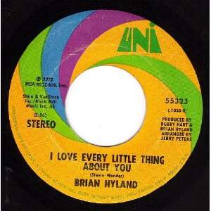   About You/With My Eyes Wide Open (VG 45 rpm) Brian Hyland Music