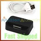   Dock Charger + USB Data Cable For Apple iPhone 4 4S 4G Fast USA Ship