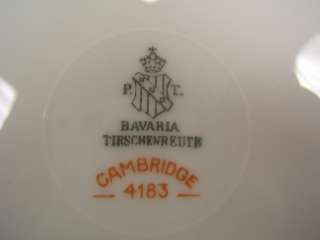 Bavaria Tirschenreuth Cambridge China 4 salad plates  