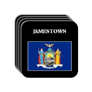  US State Flag   JAMESTOWN, New York (NY) Set of 4 Mini 