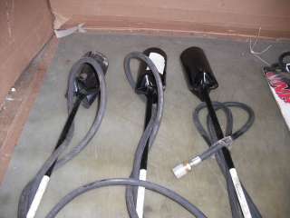 LOT OF 4 HARRIS INFERNO PROPANE TORCH WITH GAS HOSES  