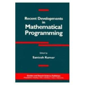   in Mathematical Programming (9782881248009) Santosh Kumar Books