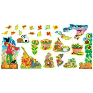  26 Piece Fall Bulletin Board Kit Toys & Games