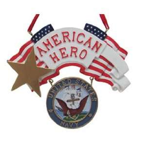  American Hero Navy Christmas Ornament