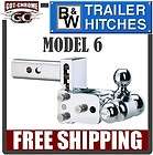 TS10048B B&W Tow & Stow Adjustable Tri Ball Mount Receiver Hitch
