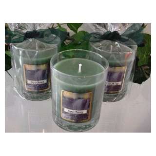   Soothing Scented Glass Tumbler Wax Jar Candle 7.5 Oz.