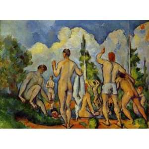  Cezanne   The Bathers   Hand Painted   Wall Art Decor 