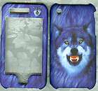 NEW WOLF blue APPLE IPHONE 3G 3GS AT&T FACEPLATE SNAP ON HARD COVER 
