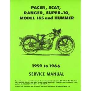   Service Manual Pacer, Scat, Ranger, Super 10, Model 165 and Hummer