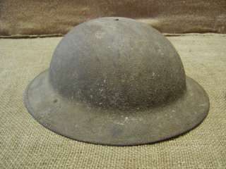 Vintage WWI Army Helmet  Old Antique Military Gear  