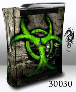XBOX 360 Skin   30030 green biohazard  