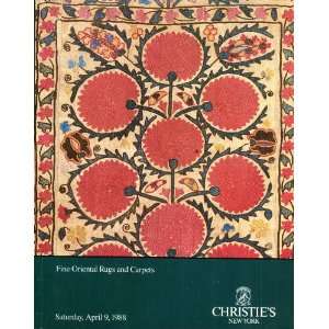  Fine Oriental Rugs and Carpets, Saturday, April 9, 1988 (Sale 