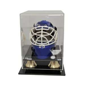  St. Louis Blues Hockey Mini Helmet Display Case Sports 