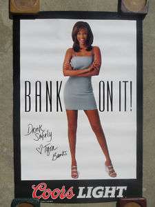 Sexy Girl Beer Poster Coors Tyra Banks Drunk Driving  