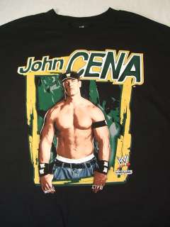 JOHN CENA Green Come Get Some WWE T shirt XL  