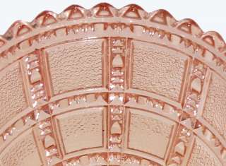 This Listing Is For A Vintage Imperial Glass Pink Beaded Block Pattern 