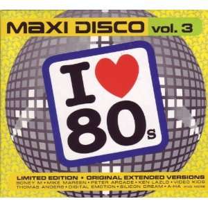  I Love 80s Maxi Disco Vol 3 [2 CD Set] various Music
