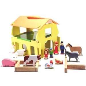  Wooden Farm Playset from Sri Toys Toys & Games
