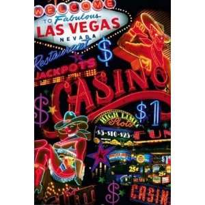  Las Vegas Neon Signs Travel Photography Poster 24 x 36 