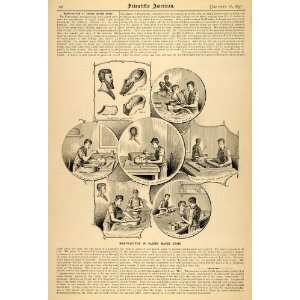 1897 Article Scientific American Papier Mache Busts   Original Print 