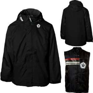  Sessions Turbine Jacket   Mens Black, L Sports 